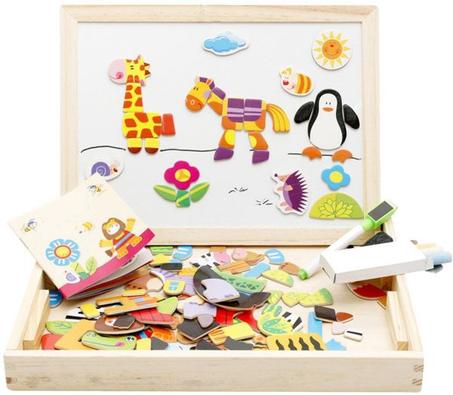 سبورة اشكال مغناطيسية  Animal Forest Drawing Writing Magnetic Board
