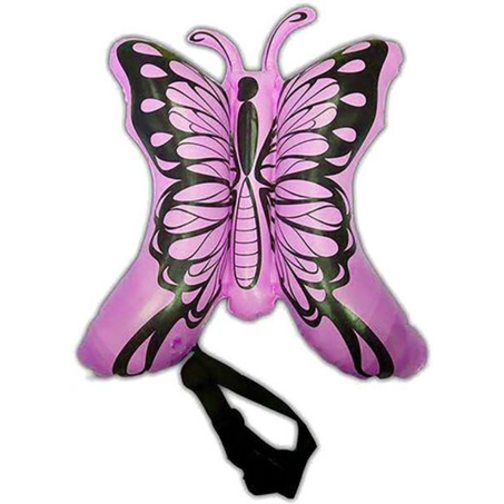 عوامة مسبح فراشة مع حزام من إيزي - وردي اسود