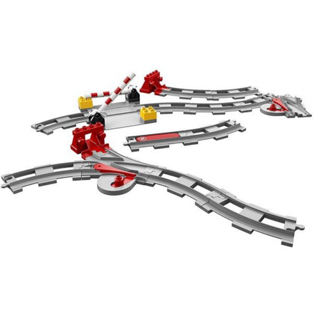 لعبة تركيب مكعبات على شكل مسار قطار لمجموعة ديبلو من ليجو 10882
