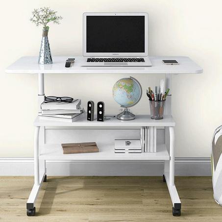 Mobile Stand-up Computer Desk طاولة الكمبيوتر قابلة للتحريك