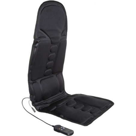 مقعد مساج للسيارة 5 محركات - اسود