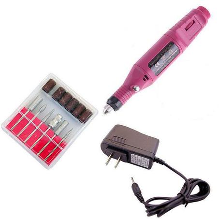 جهاز العناية بالأظافر مع 6 روؤس مختلفة مانيكير