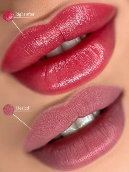 Glaçage des lèvres