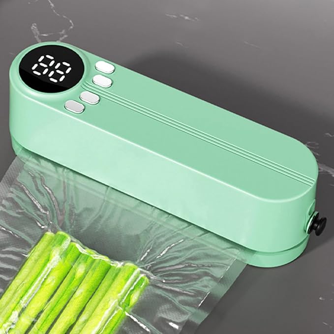 جهاز تغليف وسحب الهواء لحفظ الأطعمة مع خمسة أكياس