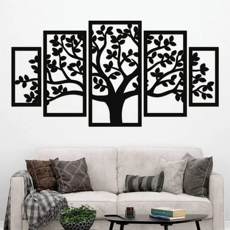 لوحات جدارية  من  خمس قطع