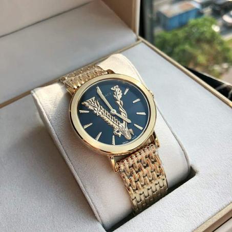 VERSACE VIRTUS WATCH Gold - Black