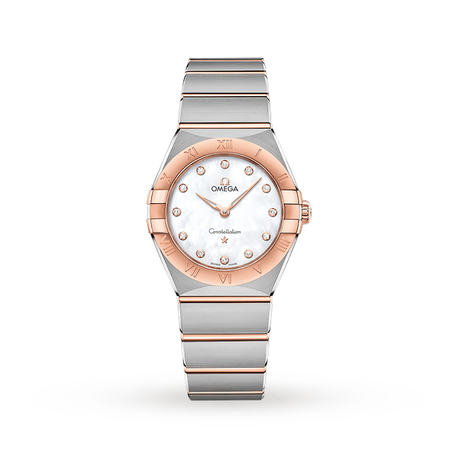 Omega Constellation Silver-RoseGold