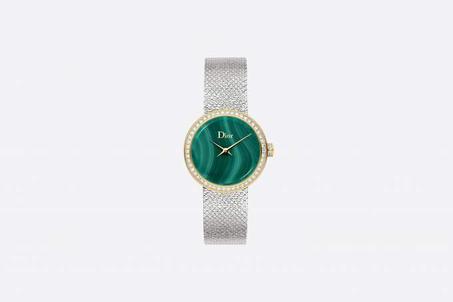 LA D DE DIOR SATINE SILVER-GREEN