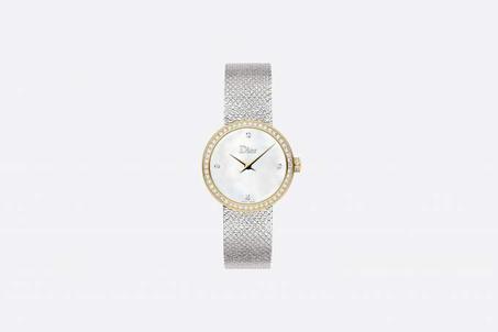 LA D DE DIOR SATINE SILVER-GOLD