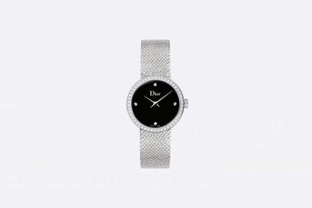 LA D DE DIOR SATINE SILVER-BLACK