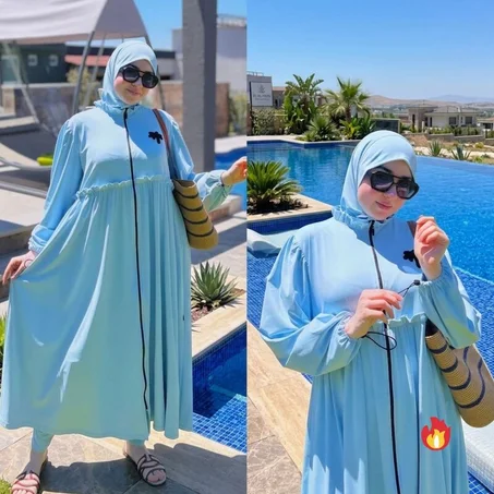 بوركيني  3  قطع عالي الجودة