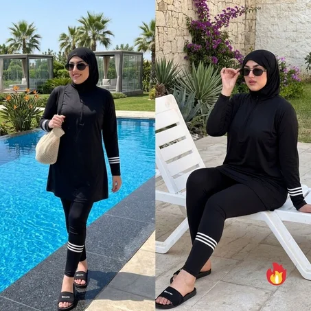 بوركيني 3 قطع عالي الجودة