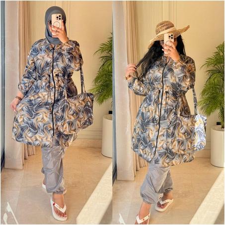 بوركيني 4 قطع أنيق ومحترم