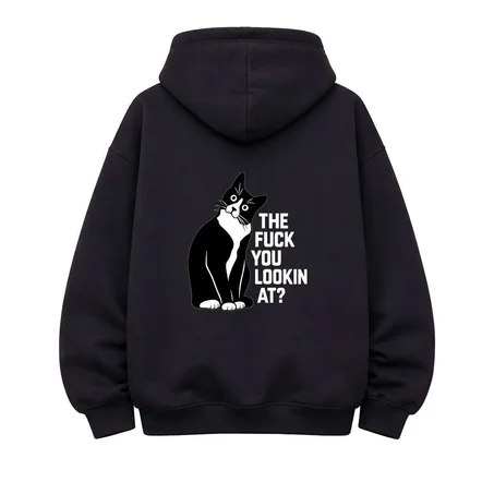 Oversize Hoodie The F you looking at