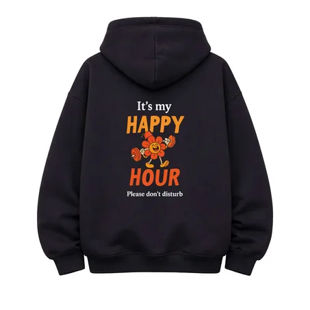 Oversize Hoodie It my happy Hour