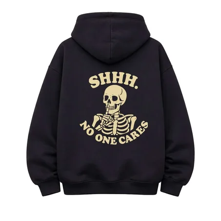 Oversize Hoodie No One Cares