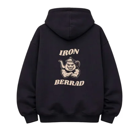 Oversize Hoodie Iron berrad