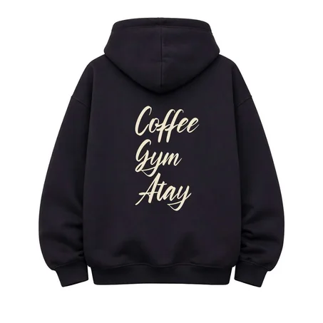 Oversize Hoodie Coffe Gym Attay