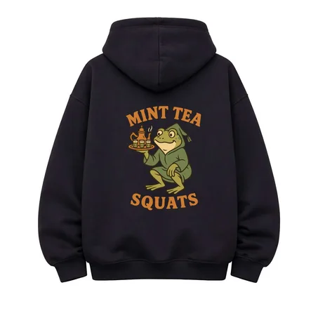 Oversize Hoodie Mint Tea Squat