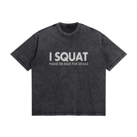 I squat please see back for details