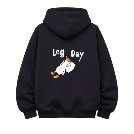 Oversize Hoodie Leg Day