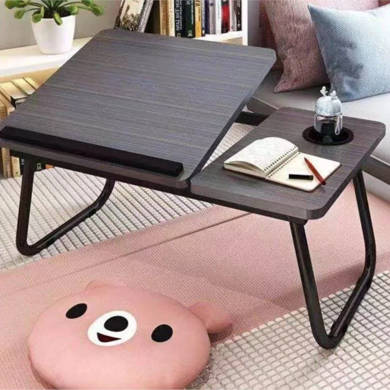 Smart Foldable Laptop Table  طاولة كمبيوتر مع حامل كوب