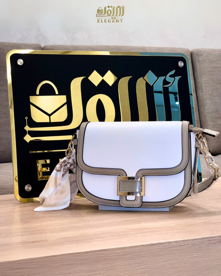 ELEGANT Handbag White
