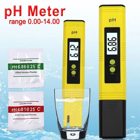 Ph-Mètre Numérique, Testeur De Qualité De L'Eau Atc Avec Une Plage De Mesure Du Ph De 0 À 14