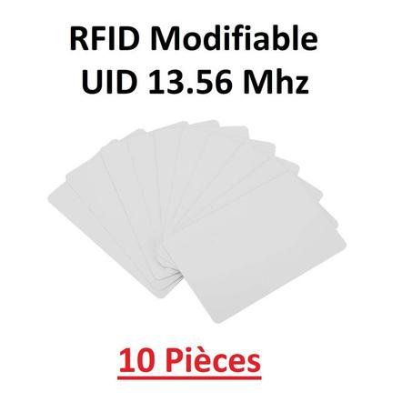 10 Cartes vierge réinscriptible,125KHz RFID de contrôle d'accès, cartes modifiable , T5577, 5200, EM4305