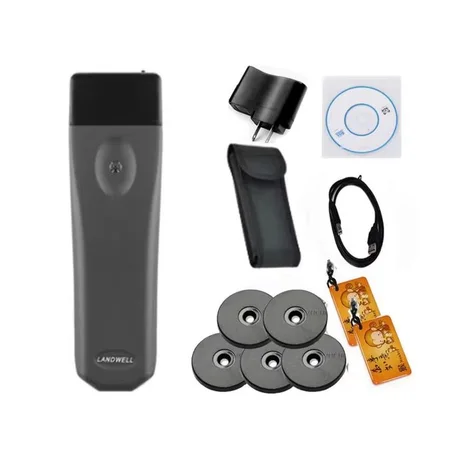 LANDWELL Système de patrouille de garde RFID et 10 Tags RFID Ronde, enregistreur de patrouille 125KHZ , Système de surveillance des agents de sécurité