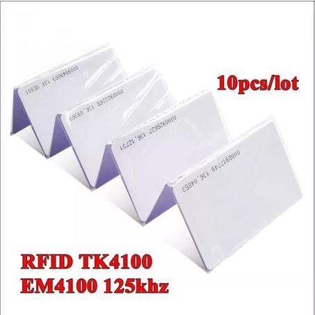 Pack 10 badges de pointage RFID 125KHz