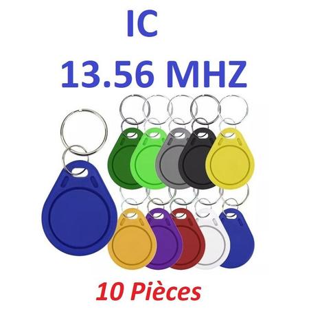 10 Pièce, RFID puce IC non modifiable,porte-clés 13.56MHZ 1K S50
