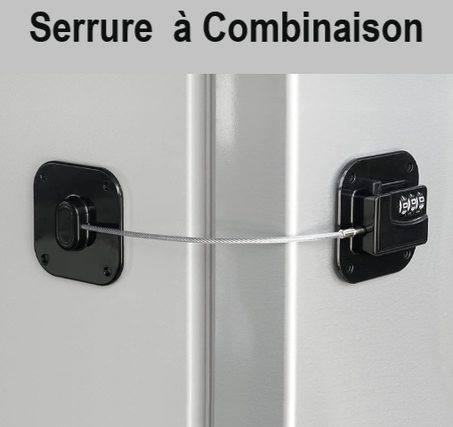 Serrure à combinaison robuste, pour réfrigérateur, armoires, fenêtres, tiroirs et armoires