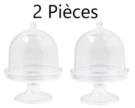 2 pièces Boîte de Présentation et Buffet de Naissance et Dessert transparente