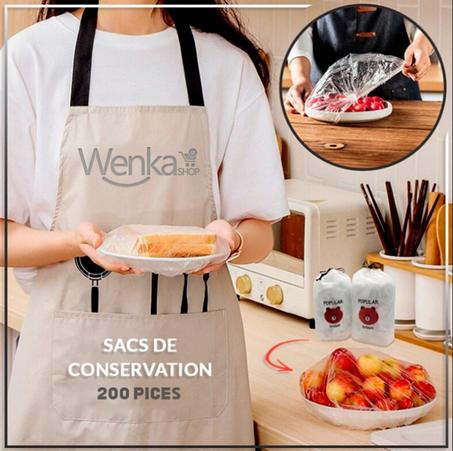 Sacs De Conservation Pour Les Restes Frais (200 Pièces)