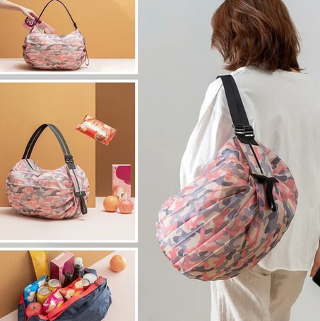 Sac de courses portable à une épaule de voyage pliable🔥