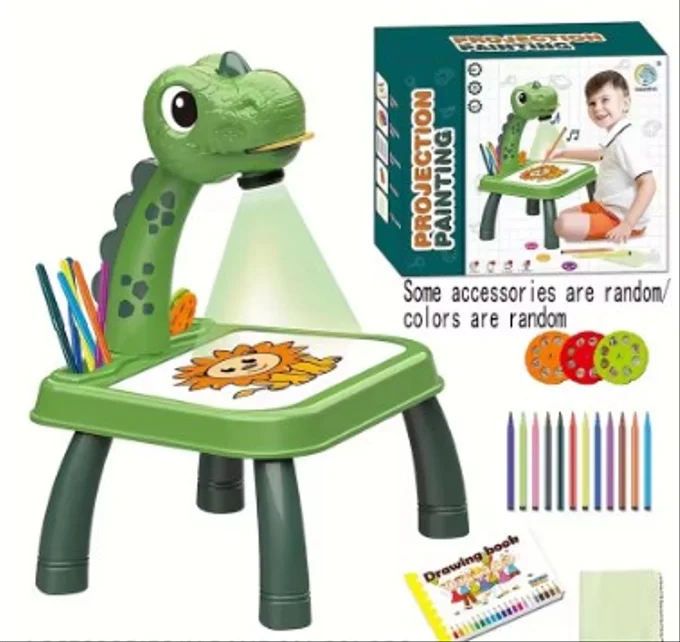 مجموعة الرسم والتلوين مع جهاز عرض