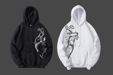 heart hoody