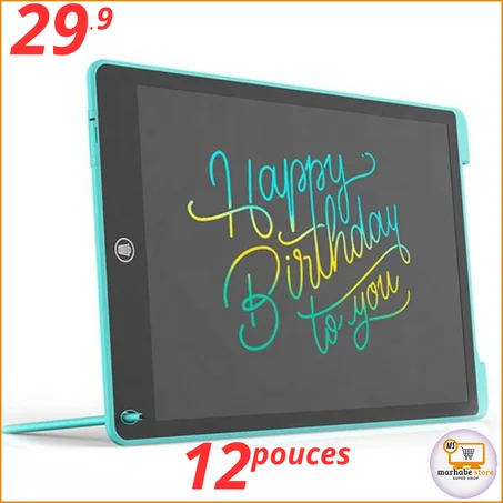 لوحة إلكترونية لرسم والكتابةبالالوان
