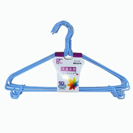 Cintres 10 PCS Antidérapant En Plastique Trempette Sans Trace Audacieux En Acier Inoxydable Crochet Dortoir Étudiant Maison Cintre Vêtements Soutien Séchage