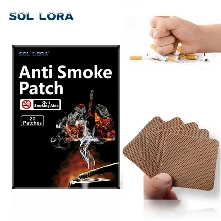 Lot de 20 patchs transparents pour arrêter de fumer avec nicotine pour arrêter de fumer