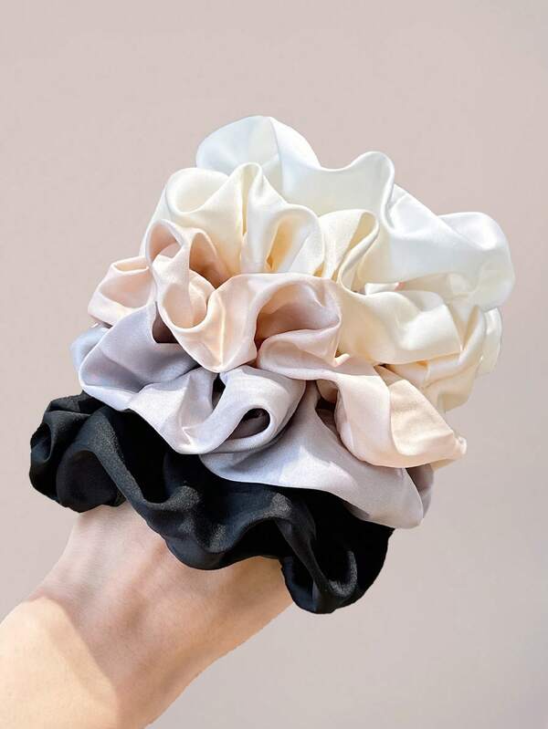 Ensemble de 5 Chouchous en Satin de Soie