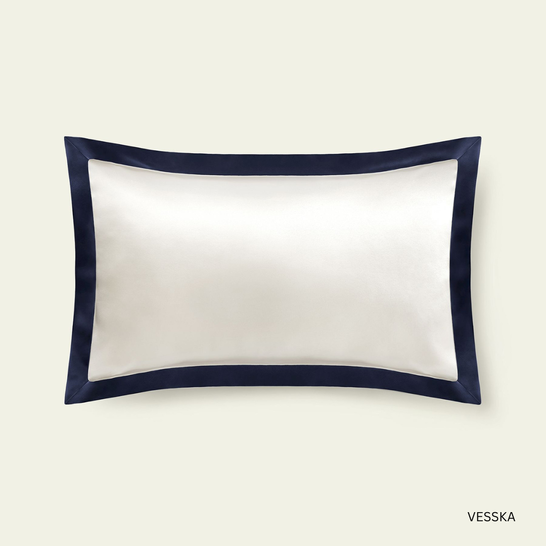 Deux Taies d’Oreiller en Soie Oxford + Cadeau