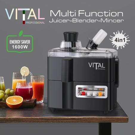 محضرة طعام 4 في 1 VITAL PROFESSIONAL الإيطالية – 1600W