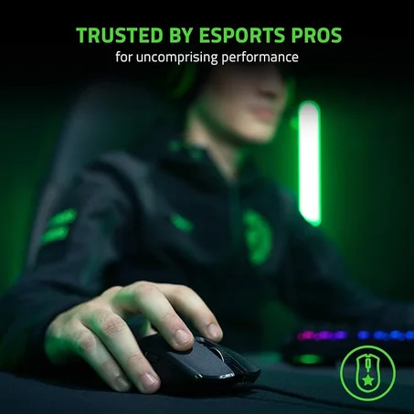 فأرة الألعاب Razer Viper، خفيفة الوزن للغاية، مناسبة للاستخدام باليدين، سلكية، أسرع المفاتيح، 20 ألف نقطة في البوصة، 8000 هرتز، تقنية HyperPolling Classic (مجددة
