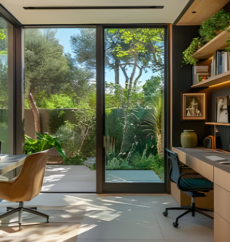 المنزل و الحديقة