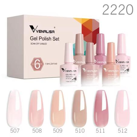 Pack Economique Venalisa - 6 Pièces de Vernis Permanent Trends
