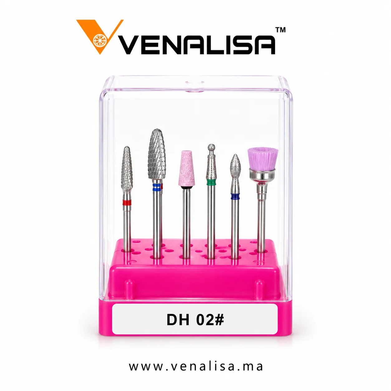 Coffret DH02 - 7 Embouts de Ponceuse Professionnels