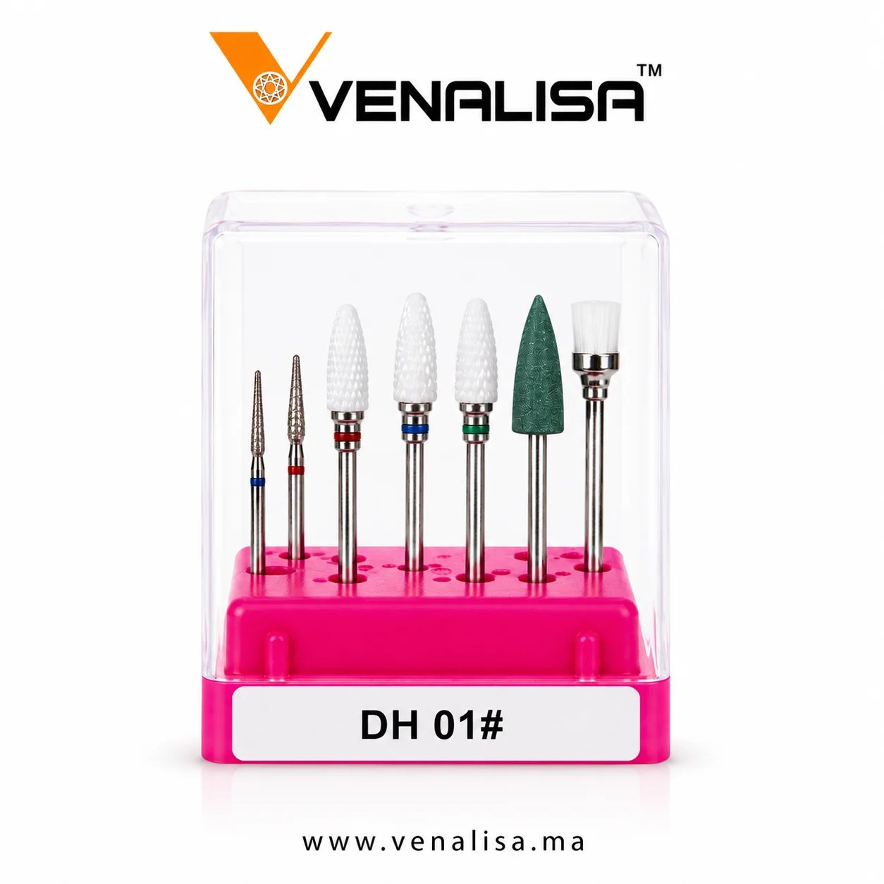 Coffret DH01 - 7 Embouts de Ponceuse Professionnels