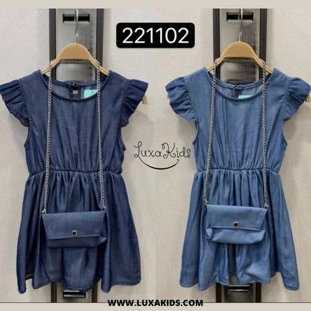 Robe Jean avec un Sac - فساتين الجينز مع حقيبة